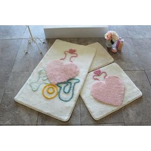 Set covorase baie Chilai Home by Alessia, 3 Piese, 351ALS2102, Multicolor imagine
