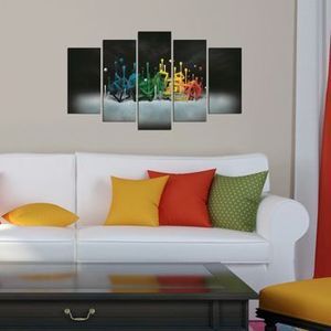 Tablou decorativ multicanvas Pure, 5 Piese, 250PUR2975, Multicolor imagine