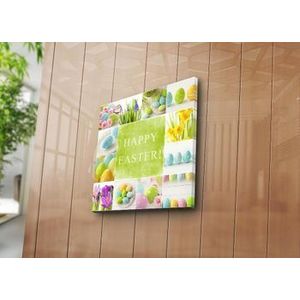 Tablou decorativ pe panza Sightly, 252SGH1367, 45 x 45 cm, Multicolor imagine