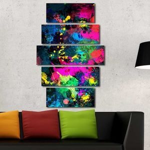 Tablou decorativ canvas Bonanza, 242BNZ5245, Multicolor imagine