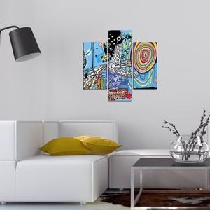 Tablou decorativ Multicanvas Three Art, 3 Piese, 251TRE1901, Multicolor imagine
