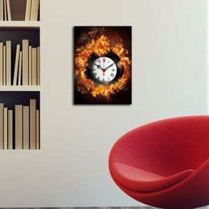 Tablou decorativ cu ceas Clockity, 248CTY1606, Multicolor imagine