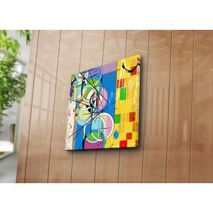 Tablou decorativ pe panza Canvart, 249CVT1214, 45 x 45 cm, Multicolor imagine