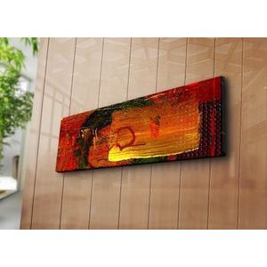 Tablou decorativ pe panza Horizon, 237HRZ1279, 30 x 90 cm, Multicolor imagine
