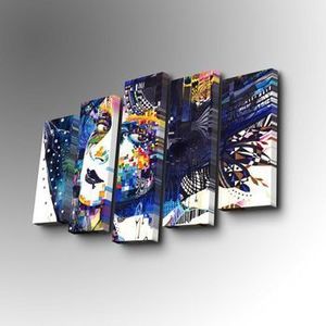 Tablou decorativ Art Five, 747AFV1363, Multicolor imagine