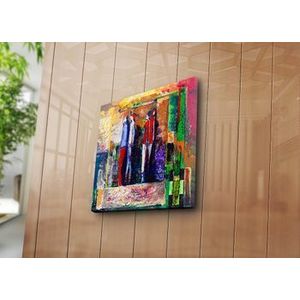 Tablou decorativ pe panza Canvart, 249CVT1213, 45 x 45 cm, Multicolor imagine