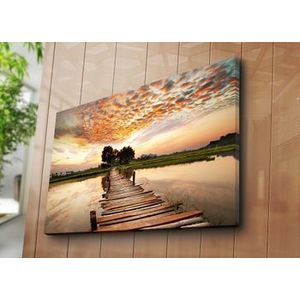 Tablou decorativ canvas Horizon, 237HRZ5284, Multicolor imagine