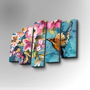 Tablou decorativ Art Five, 747AFV1202, Multicolor imagine
