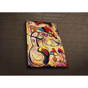 Tablou decorativ canvas cu leduri Ledda, 254LED1236, Multicolor imagine