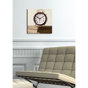 Tablou decorativ cu ceas Clock Art, 228CLA1611, Multicolor imagine