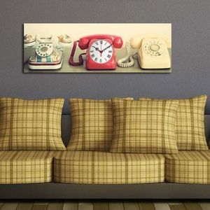 Tablou decorativ cu ceas Clockity, 248CTY1621, Multicolor imagine