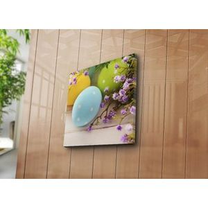Tablou decorativ pe panza Sightly, 252SGH1359, 45 x 45 cm, Multicolor imagine