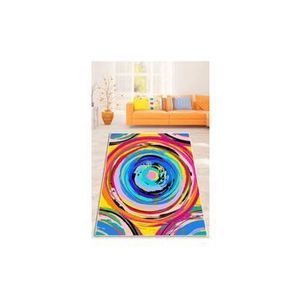 Covor Chilai, 100 x 150 cm, 286CHL5456, catifea/poliester, Multicolor imagine