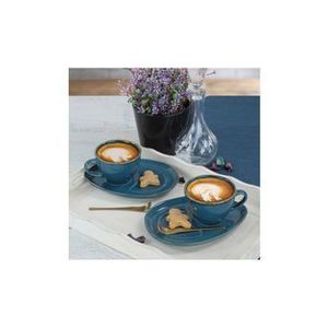 Set 4 piese cafea Keramika, 215 ml, 275KRM1495, ceramica, Lavanda imagine