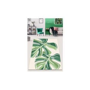 Covor Chilai, 120 x 150 cm, 286CHL5395, catifea/poliester, Alb-verde imagine