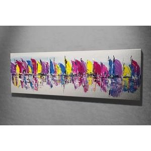 Tablou decorativ pe panza Symphony, 762SYM4254, Multicolor imagine