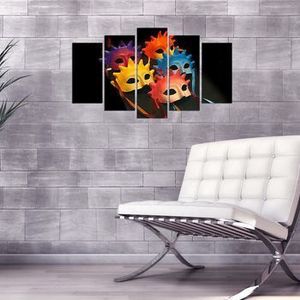 Tablou decorativ multicanvas Pure, 5 Piese, 250PUR2945, Multicolor imagine