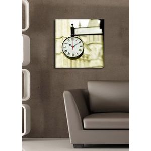 Tablou decorativ cu ceas Clock Art, 228CLA1656, Multicolor imagine