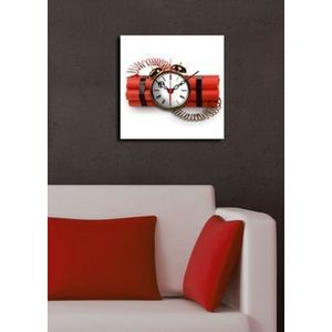 Ceas decorativ de perete Clock Art, 228CLA1602, Multicolor imagine