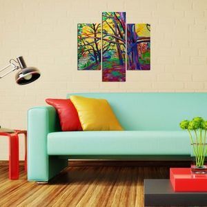 Tablou decorativ Multicanvas Three Art, 3 Piese, 251TRE1945, Multicolor imagine
