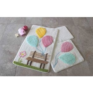 Set covorase baie Chilai Home by Alessia, 351ALS2053, Multicolor imagine