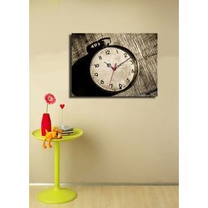 Tablou decorativ cu ceas Clock Art, 228CLA1625, Multicolor imagine
