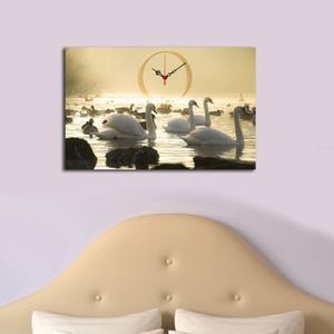 Tablou decorativ cu ceas Clockity, 248CTY1634, Multicolor imagine