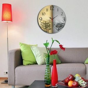 Ceas decorativ de perete Home Art, 238HMA3137, 40 cm, Multicolor imagine