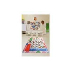 Covor copii Chilai, 100 x 160 cm, 876CHL1257, catifea/poliester, Multicolor imagine