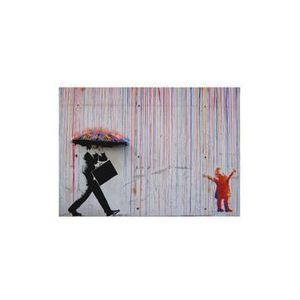Tablou decorativ canvas Barnes, 50 x 70 cm, 966BRS1228, bumbac/poliester, Multicolor imagine