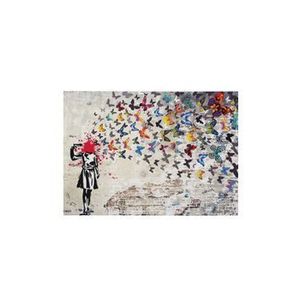 Tablou decorativ canvas Barnes, 50 x 70 cm, 966BRS1202, bumbac/poliester, Multicolor imagine