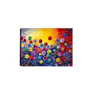 Tablou decorativ canvas Bract, 50 x 70 cm, 529TCR1391, panza, Multicolor imagine