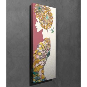 Tablou decorativ, Vega, Canvas 100 procente, lemn 100 procente, 30 x 80 cm, 265VGA1132, Multicolor imagine