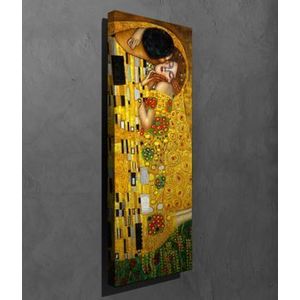 Tablou decorativ, Vega, Canvas 100 procente, lemn 100 procente, 30 x 80 cm, 265VGA1110, Multicolor imagine