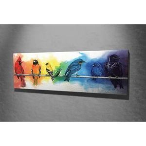 Tablou decorativ, Vega, Canvas 100 procente, lemn 100 procente, 30 x 80 cm, 265VGA1137, Multicolor imagine