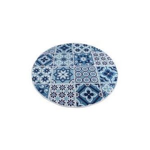 Covor de baie, Chilai Home by Alessia, 100 cm, 359CHL1445, micro poliamida, Albastru imagine