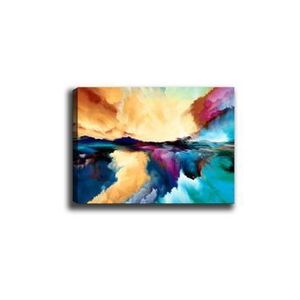 Tablou decorativ Bract, 70x100 cm, CANVAS, Multicolor imagine