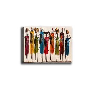 Tablou decorativ Bract, 70x100 cm, CANVAS, Multicolor imagine