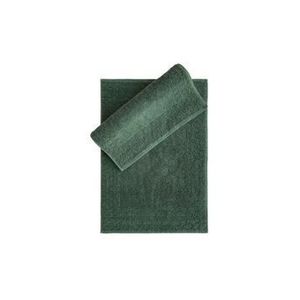 Set 2 covoare de baie Cotton Box, 50 x 70 cm, 338CTN1304, bumbac, Verde fanat imagine