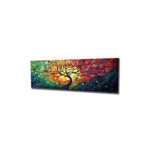 Tablou decorativ, Vega, 265VGA1285, 30 x 80 cm, CANVAS, Multicolor imagine