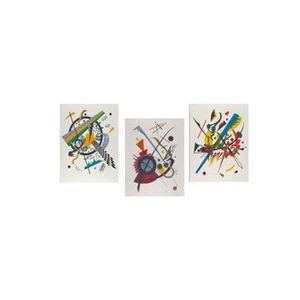 Tablou decorativ Marvellous, 3 piese, 100 x 40 cm, 537MRV5198, MDF, Multicolor imagine