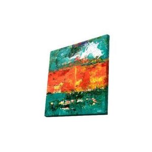 Tablou decorativ Glory, 45 x 45 cm, 887GLR1050, canvas/lemn, Multicolor imagine