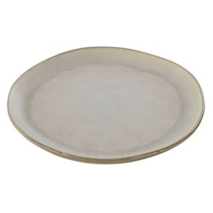 Farfurie desert Lolly din ceramica bej 20.3 cm imagine
