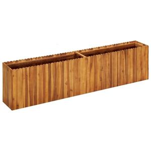 vidaXL Strat înălțat de grădină, 200x30x50 cm, lemn masiv de acacia imagine