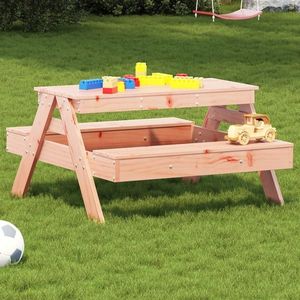 vidaXL Masă de picnic pentru copii, 88x97x52 cm, lemn masiv douglas imagine
