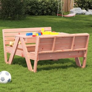 vidaXL Masă de picnic pentru copii, 88x122x58 cm, lemn masiv douglas imagine