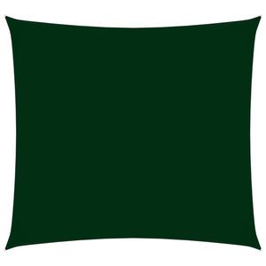 vidaXL Parasolar, verde închis, 4, 5x4, 5 m, țesătură oxford, pătrat imagine