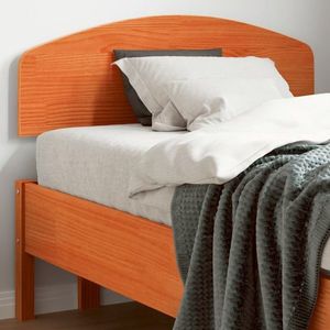 vidaXL Tăblie de pat, maro ceruit, 75 cm, lemn masiv de pin imagine
