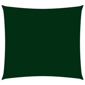 vidaXL Parasolar, verde închis, 7x7 m, țesătură oxford, pătrat imagine