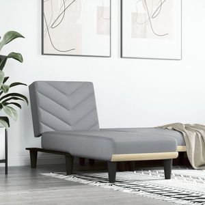 Canapea pentru 3 persoane, material textil, gri deschis imagine